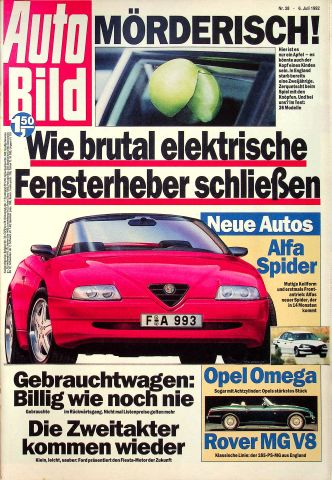 Deckblatt Auto Bild (28/1992)